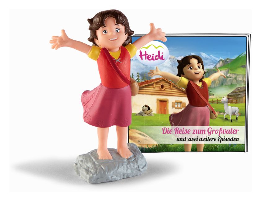 01-0032 Heidi - Die Reise zum Großvater 60 min (Beige, Grau, Mehrfarbig, Rot) 