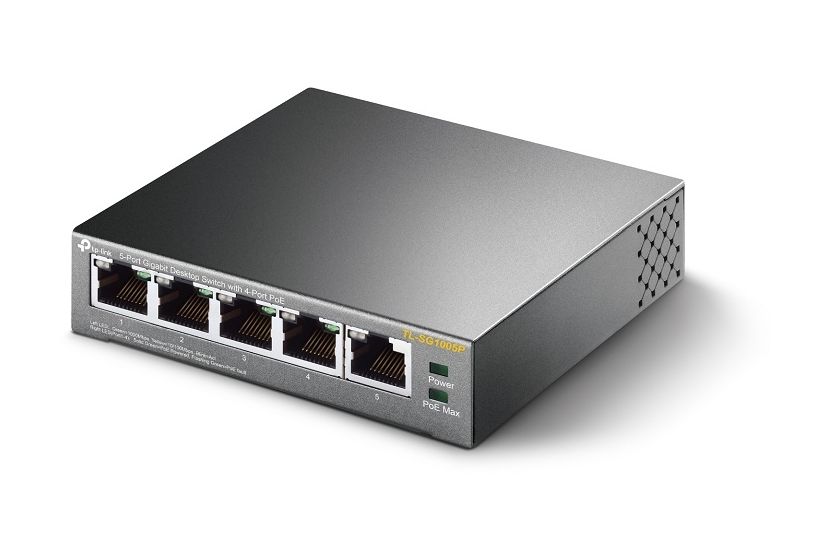 5-Port-10/100/1000Mbit/s-Desktop-Switch mit 4 PoE-Ports 