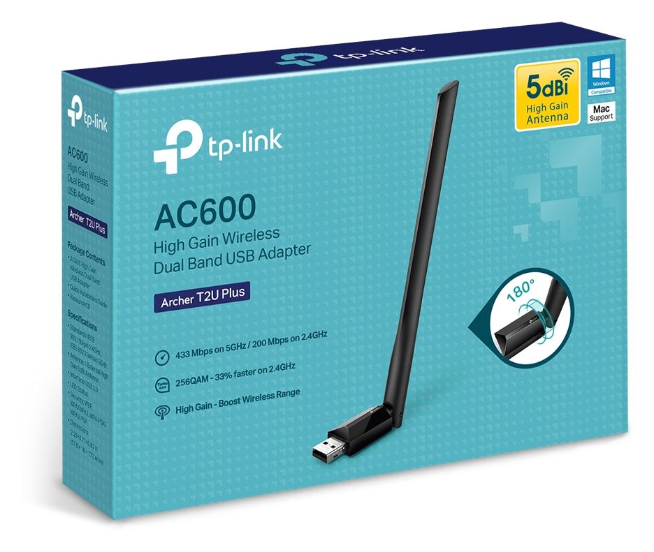Archer T2U Plus 600 Mbit/s WiFi 5 