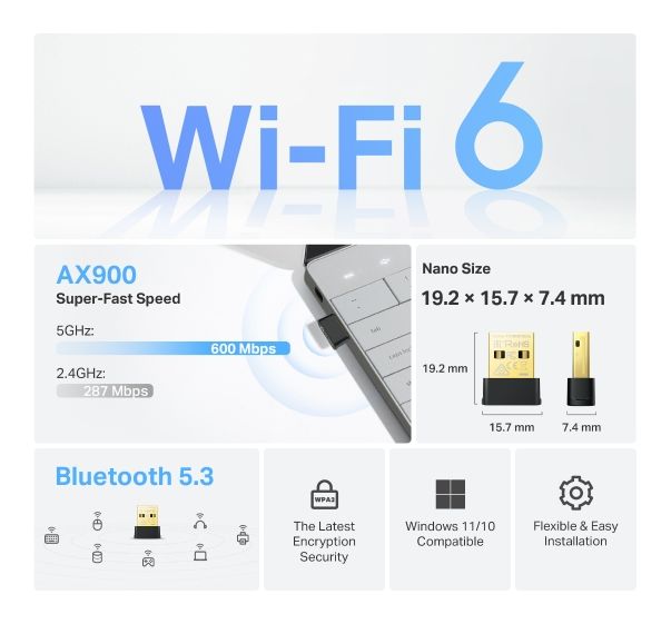 Archer TX10UB Nano 600 Mbit/s 
