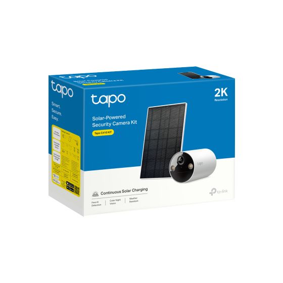 Tapo C410 Kit 2304 x 1296 Pixel IP-Sicherheitskamera IP65 Außen Nachtsicht  (Weiß) 