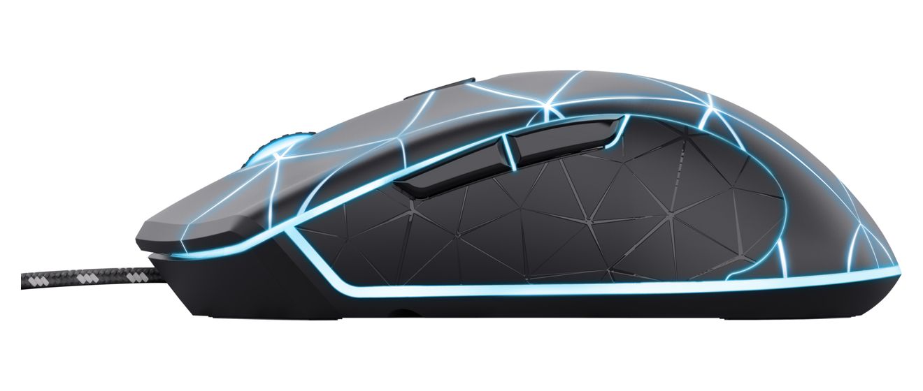 GXT 133 Locx 4000 DPI Gaming Maus Optisch  (Schwarz) 