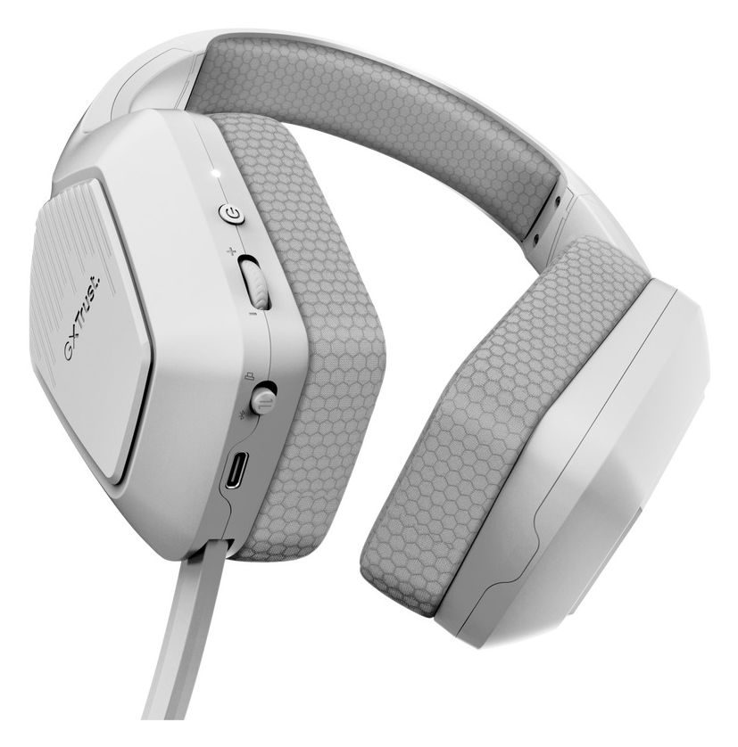 GXT425W Zirox II On-Ear Bluetooth Gaming Kopfhörer kabellos USB Typ-C  (Weiß) 