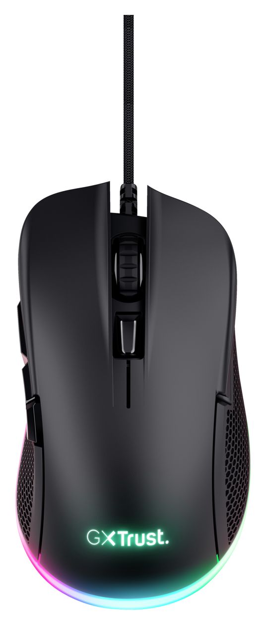 GXT 922 YBAR 7200 DPI Gaming Maus Optisch  (Schwarz) 