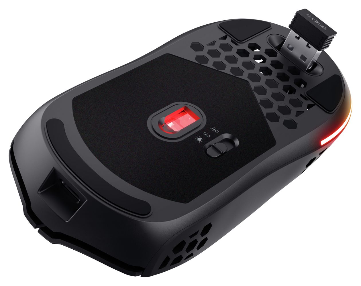GXT 929 Helox 4800 DPI Gaming Maus Optisch  (Schwarz) 