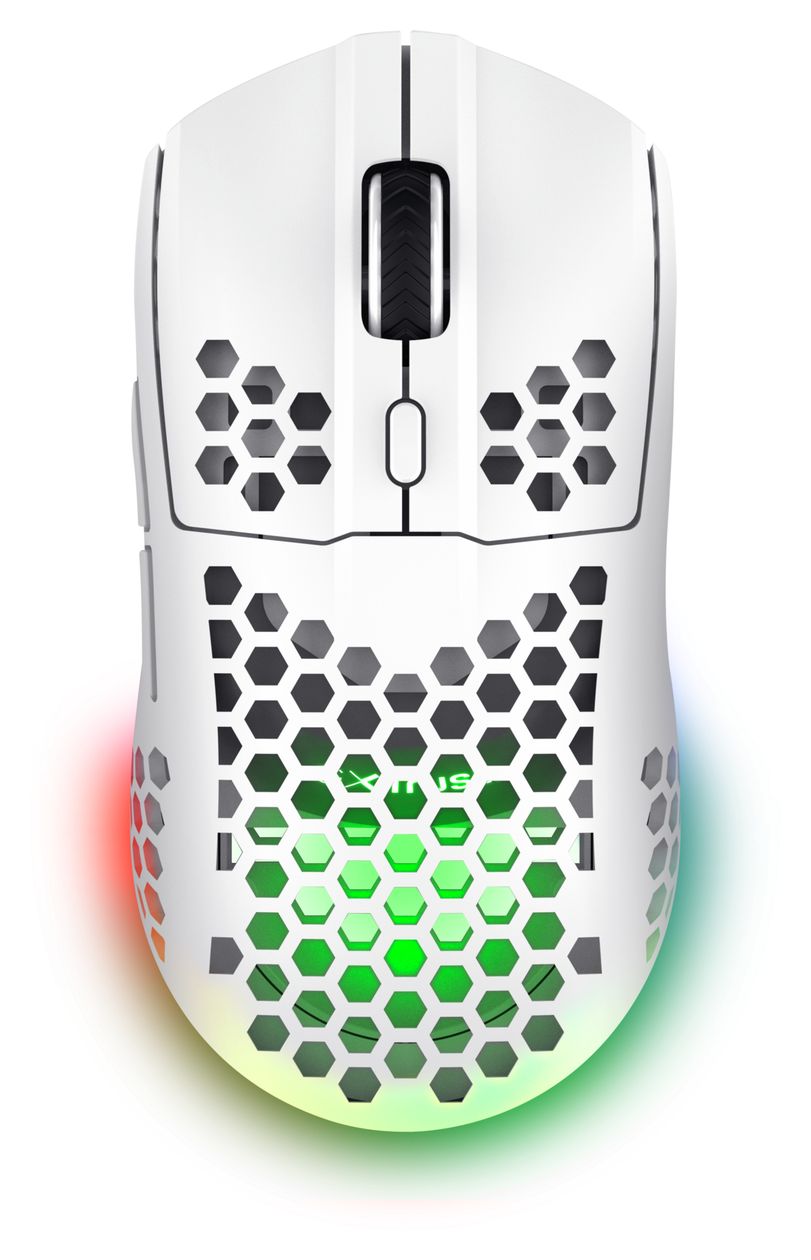GXT 929 Helox 4800 DPI Gaming Maus Optisch  (Weiß) 