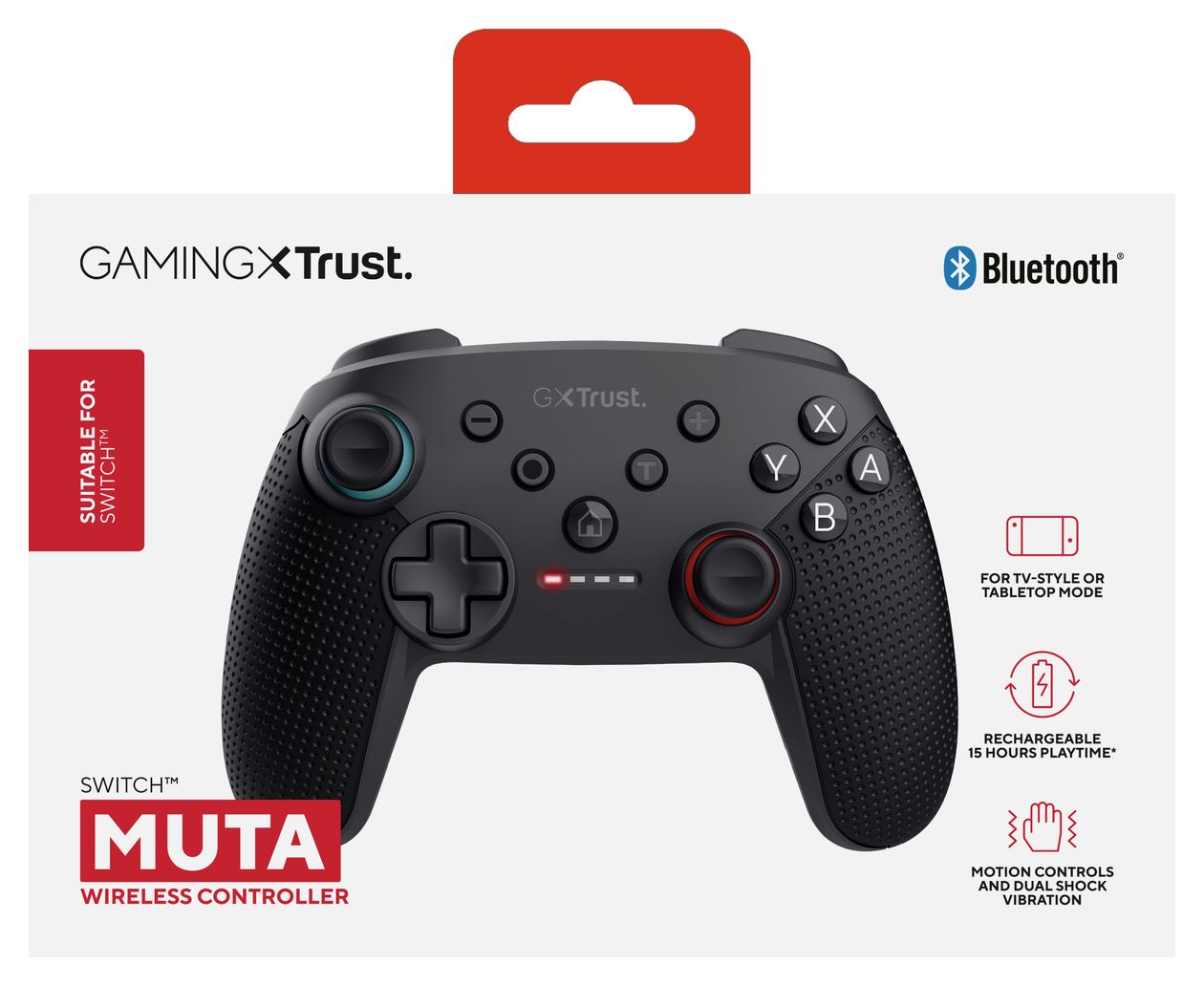 GXT1246 Muta Analog / Digital Gamepad für Nintendo Switch, Nintendo Switch Lite, Nintendo Switch OLED  (Schwarz) 