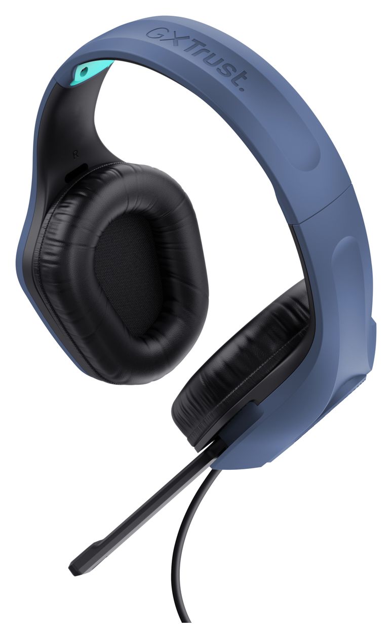 GXT415B Zirox Over Ear Kopfhörer Kabelgebunden  (Blau) 