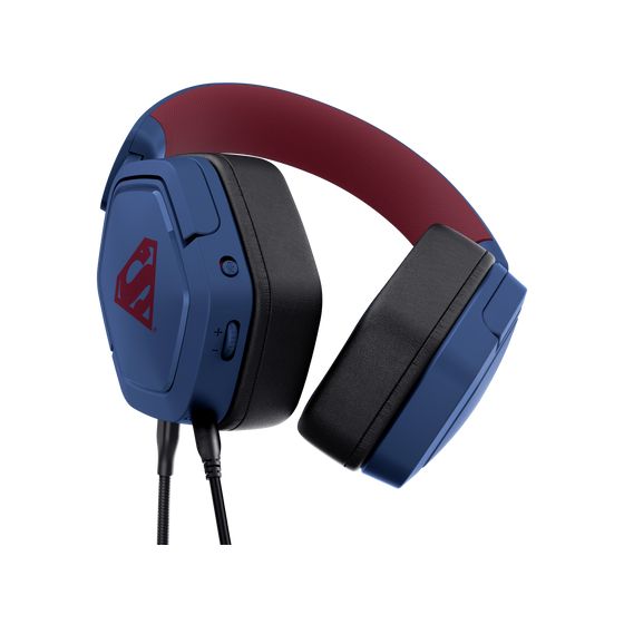 GXT492SM Carus Over Ear Kopfhörer Kabelgebunden  (Blau, Rot) 