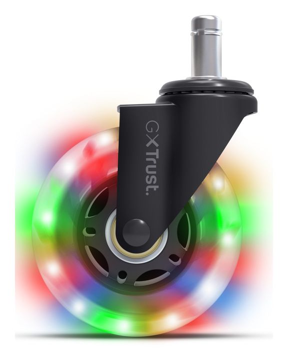 GXT701 Gel Rollen für Gaming-Stuhl Nachlaufrad  (Schwarz) 