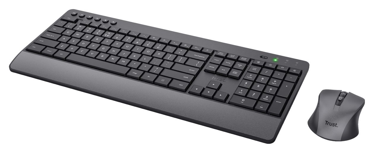 Trezo Universal Tastatur RF Wireless  (Schwarz) 