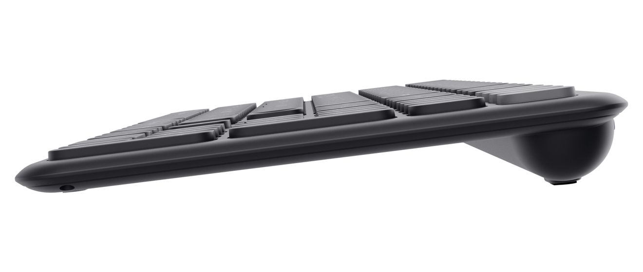 Vaiya Heimbüro Tastatur RF Wireless + Bluetooth 2.4 GHz  (Schwarz) 