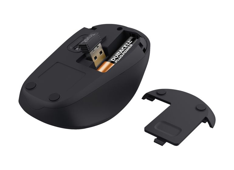 Yvi+ 1600 DPI Büro Maus Optisch  (Schwarz) 