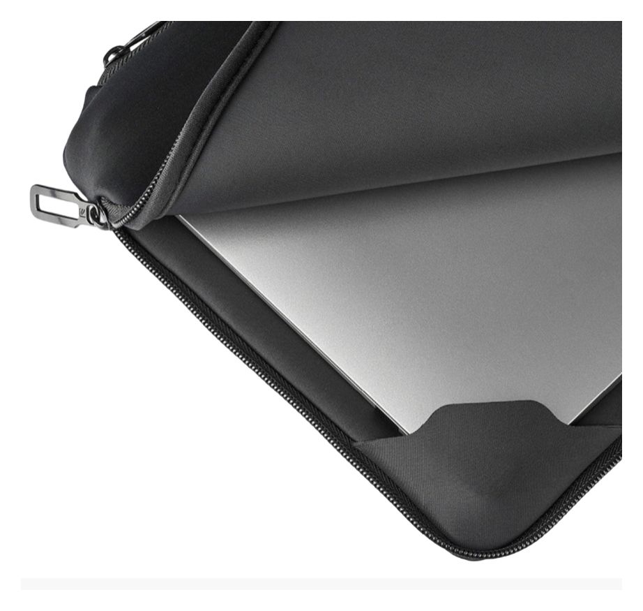Doppio Notebook-Sleeve bis 40,6 cm (16") (Schwarz) 