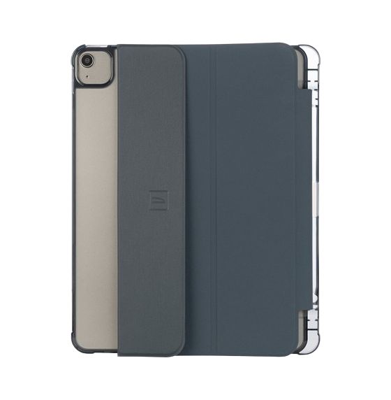 Satin Folio aus Kunststoff für Apple iPad Air 13 Zoll M2/M3 bis 33 cm (13") Schockresistent (Dunkelblau) 