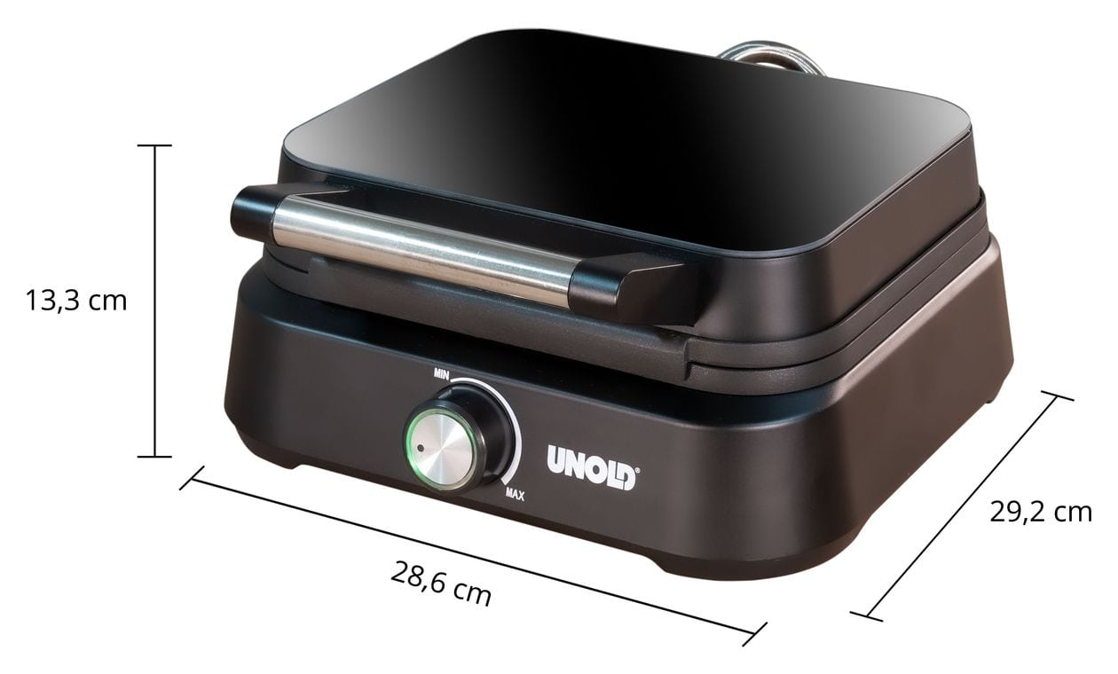 48275 Waffeleisen Rechteckig für 2 Waffel(n) 1500 W 