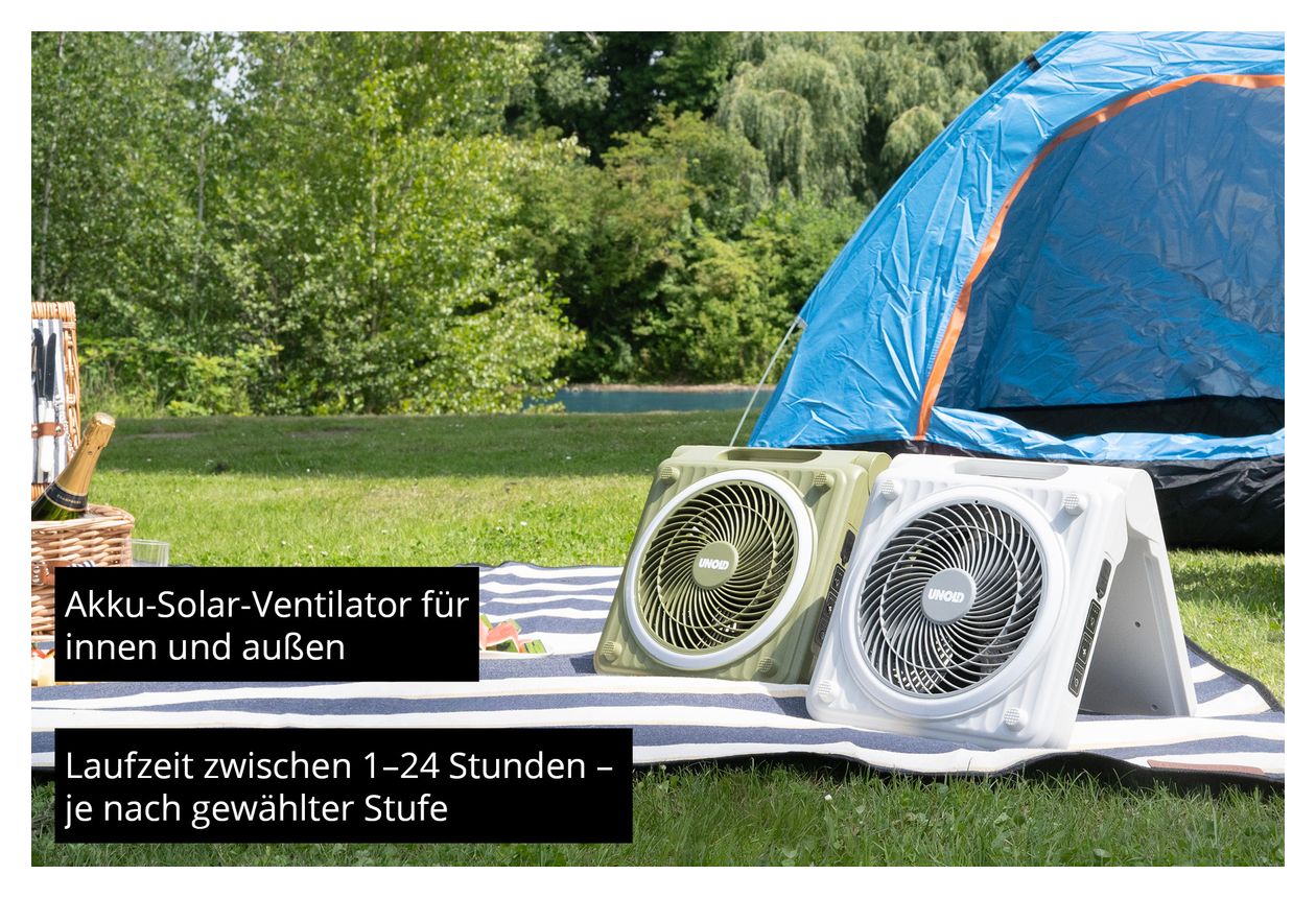 86516 Solar Handventilator  (Grün) 