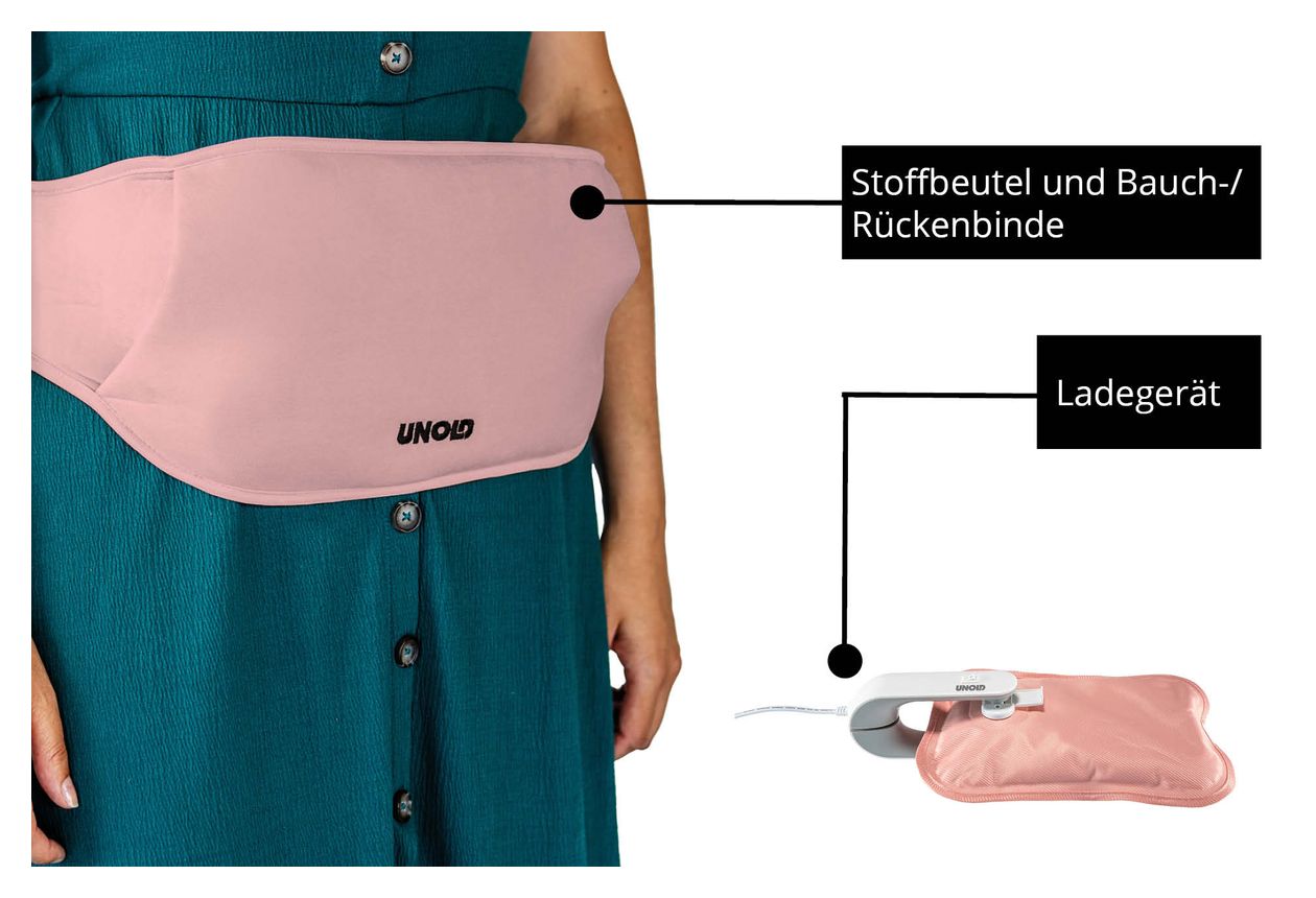 Wärmi elektrische Wärmflasche 380 W  (Pink) 