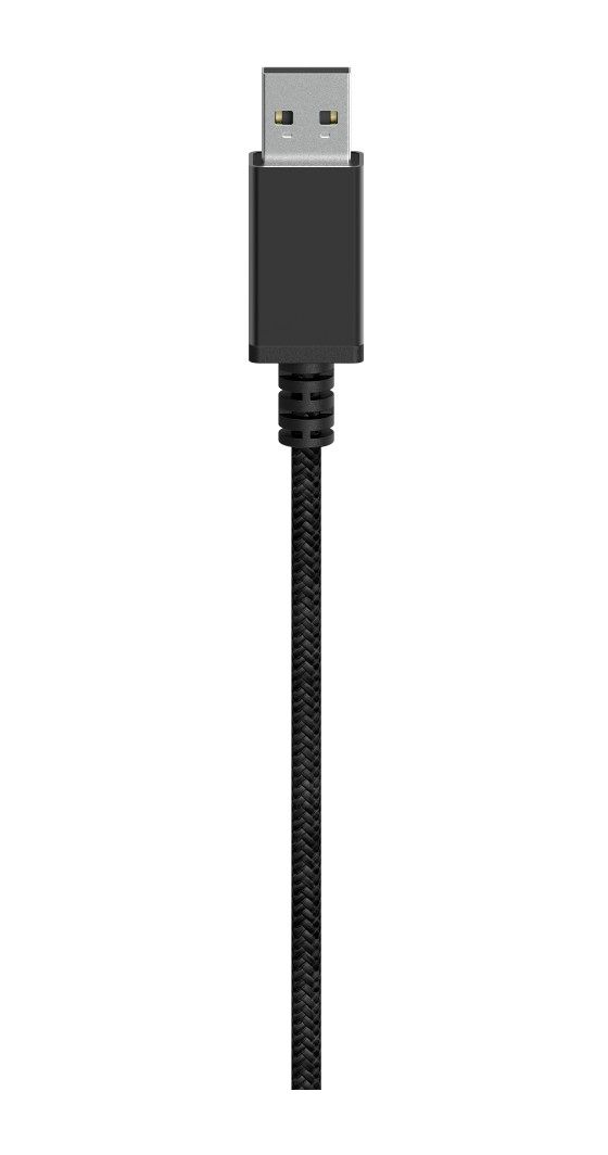 SoundZ 800 7.1 V2 Ohraufliegender Kopfhörer Kabelgebunden USB Typ-A  (Schwarz) 