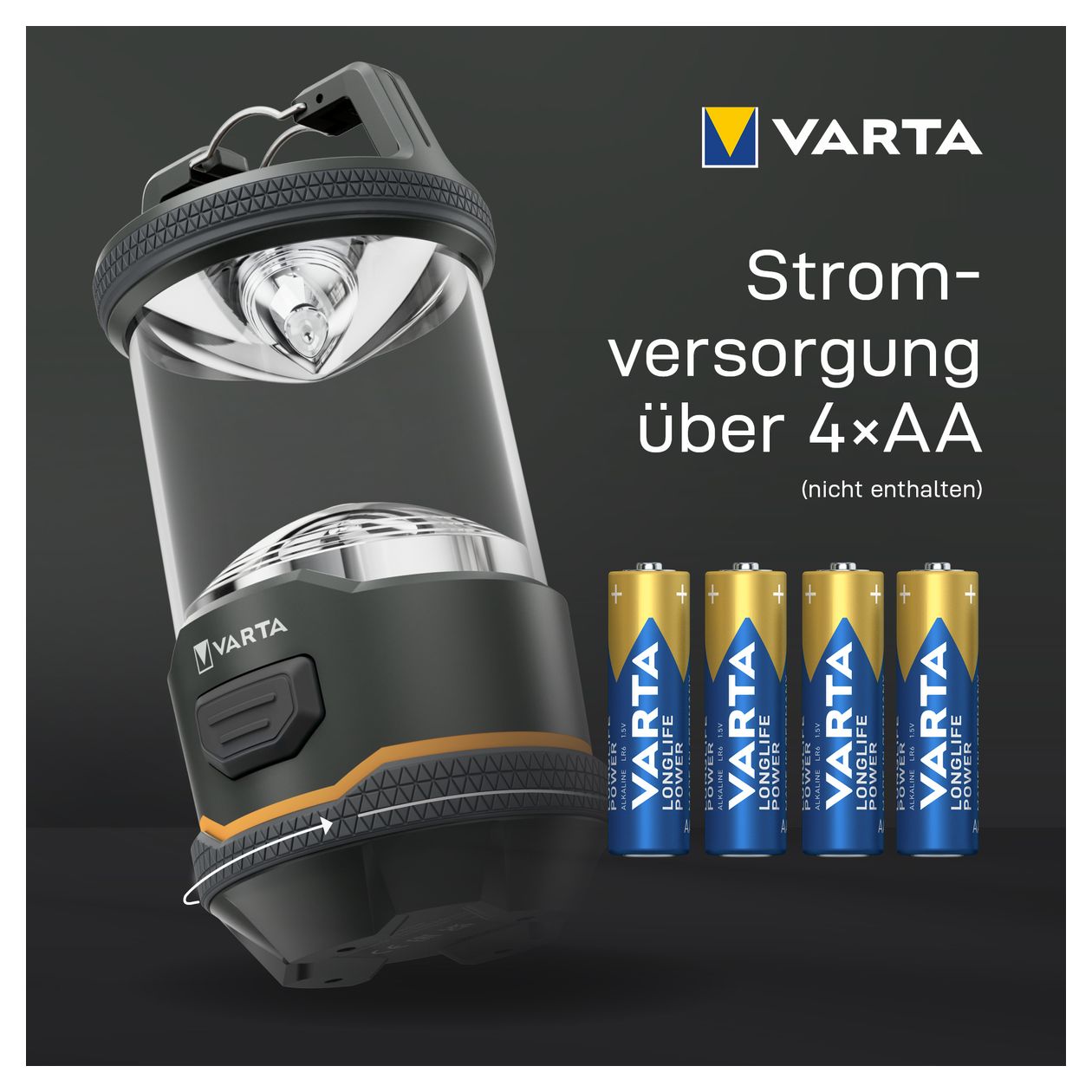 L10 Outdoor Laterne Batterie  (Schwarz) 