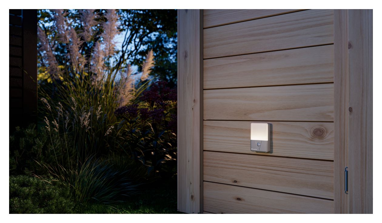 Motion Sensor Outdoor Light Twin Pack LED Wandbeleuchtung für den Außenbereich Warmweiß Batterie 