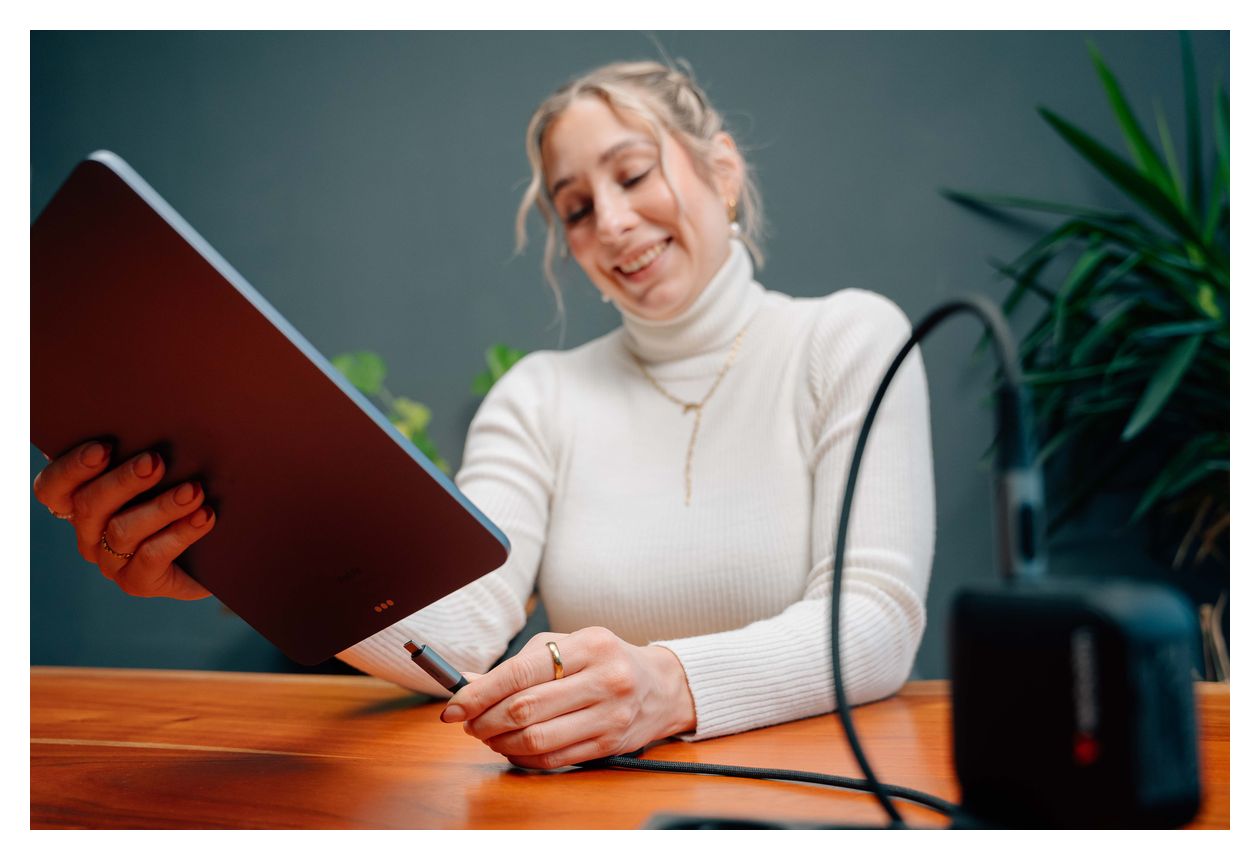 31848 0,48 Gbit/s Rundkabel USB C auf USB C Männlich bis 100 W 1,2 m  (Schwarz) 