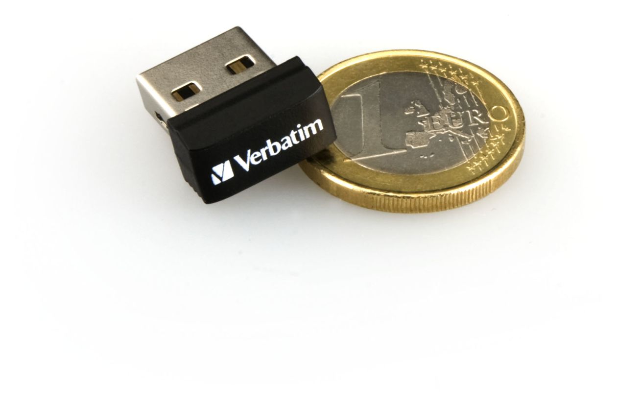Nano USB Typ-A Stick 32 GB  (Schwarz) 