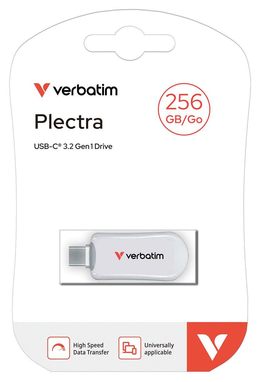 Plectra USB Typ-C Stick 256 GB  (Weiß) 