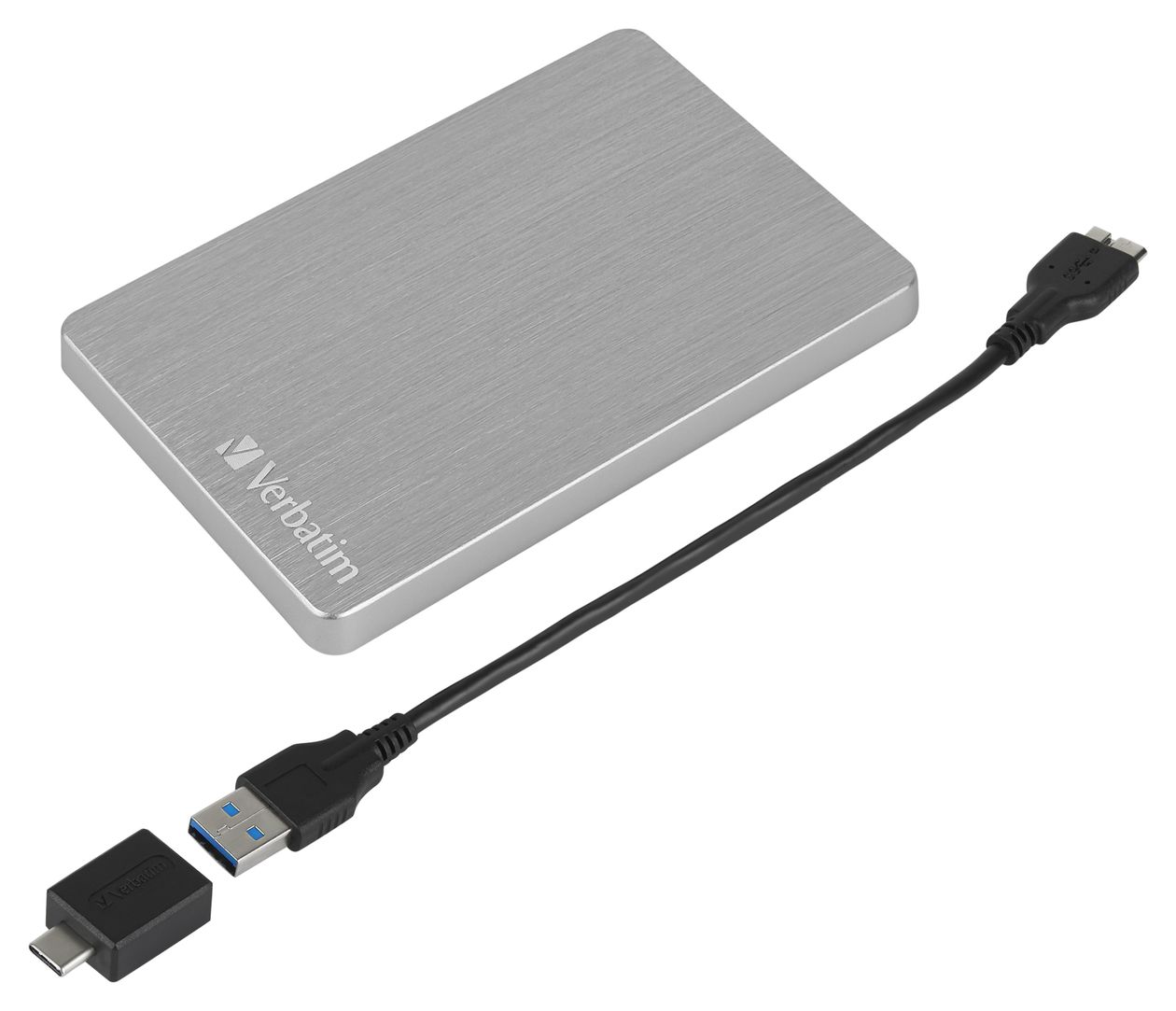 Store 'n' Go Alu Slim Portable 1 TB externe Festplatte 2.5"  (Silber) 