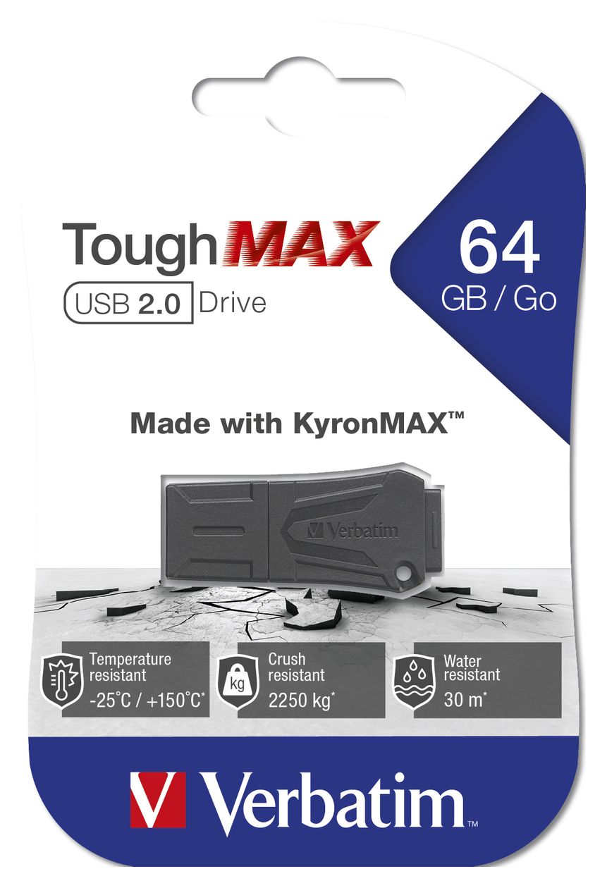 ToughMAX USB Typ-A Stick 64 GB  (Schwarz) 