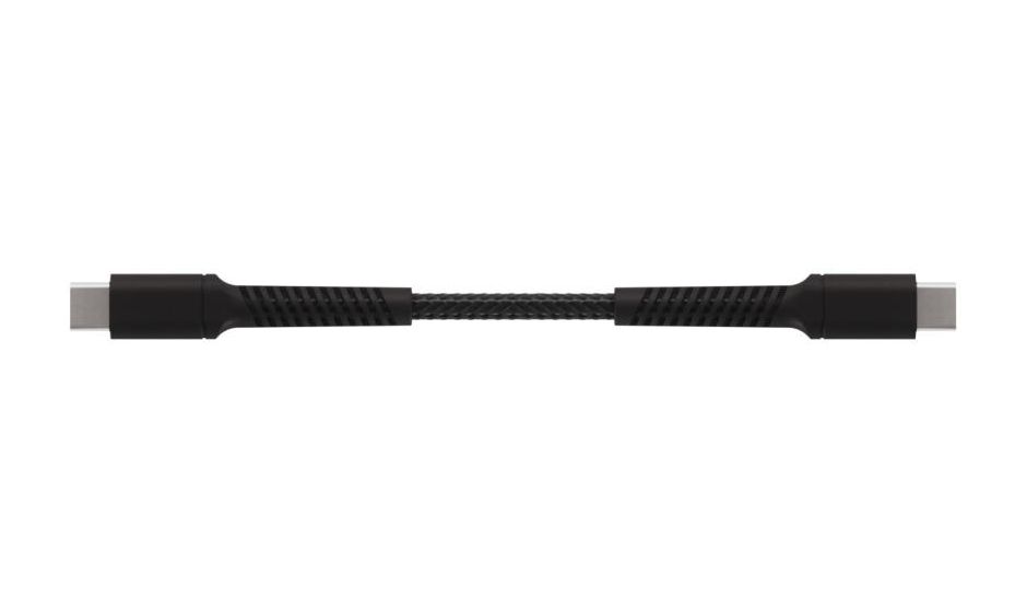 63640 Stecker Rundkabel USB C auf USB C bis 60 W 2,5 m  (Schwarz) 