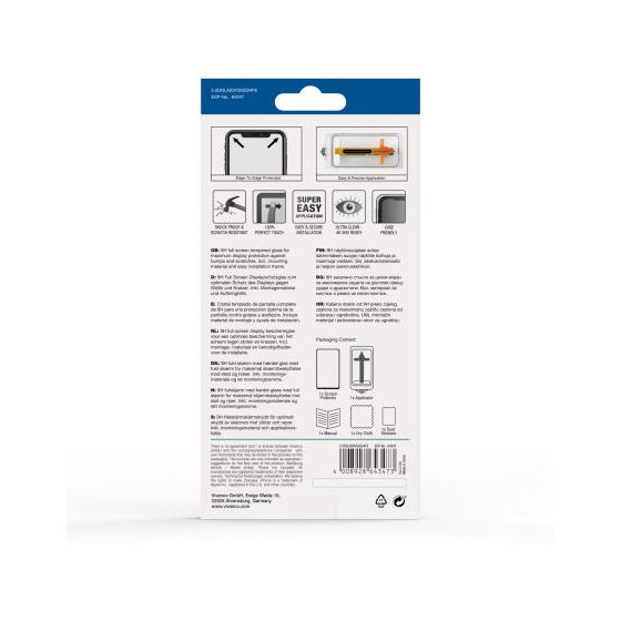 64347 Klare Bildschirmschutzfolie Glas 9H für  Samsung Galaxy S24 FE Stoßfest, Schmutzabweisend, Schlagfest, Kratzresistent 