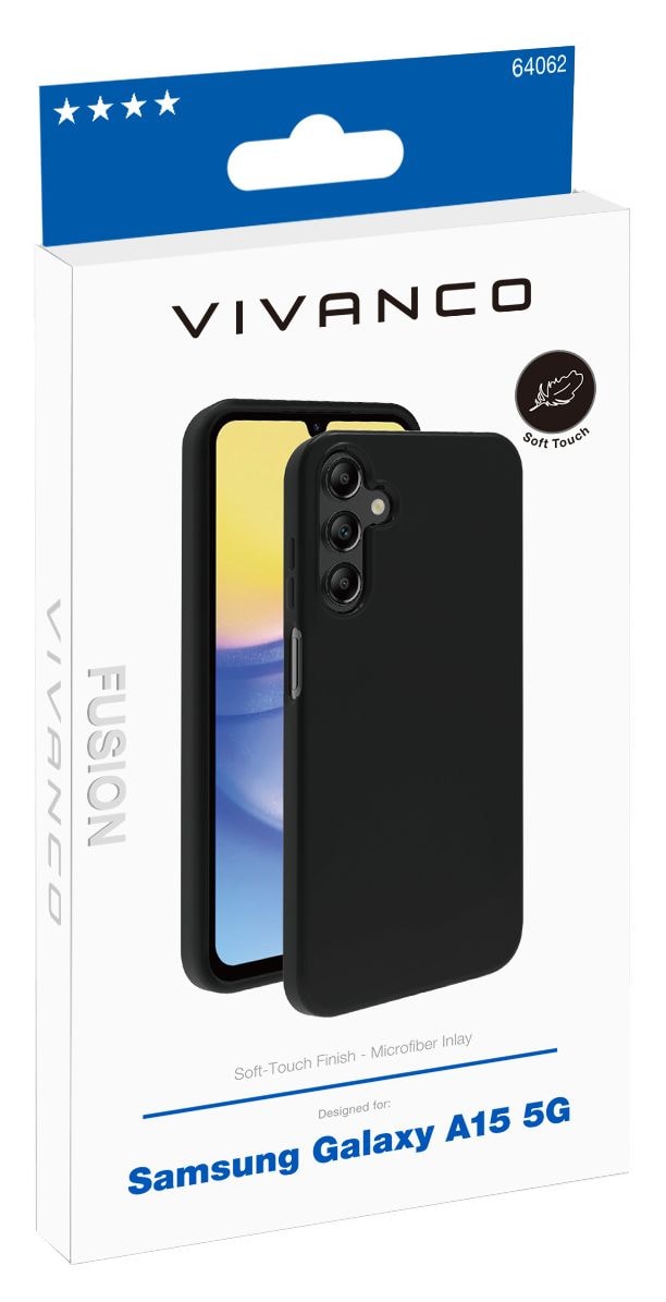 Fusion Cover für Samsung Galaxy A15 5G  (Schwarz) 