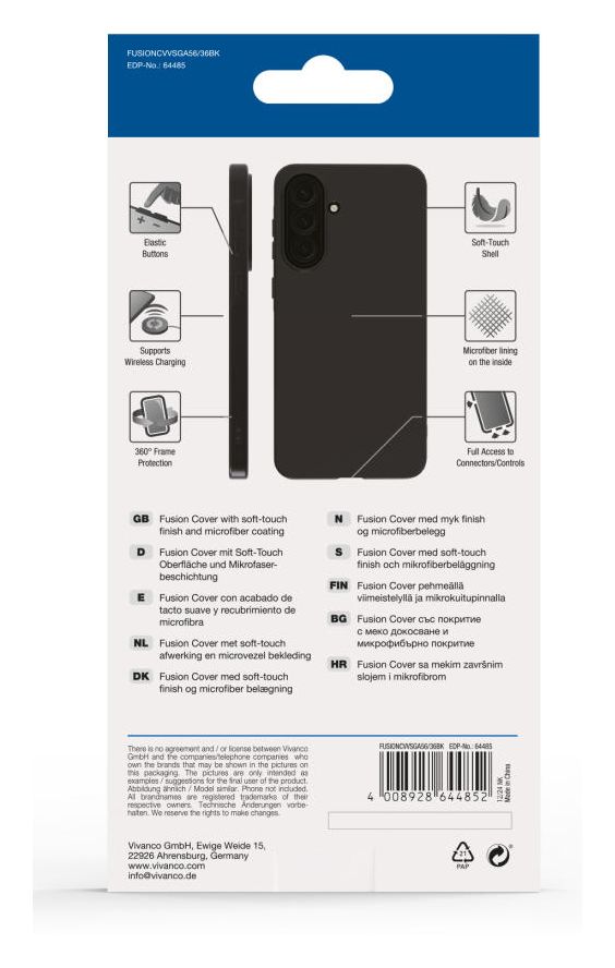 Fusion Cover für Samsung Galaxy A36 5G, Galaxy A56 5G  (Transparent) 
