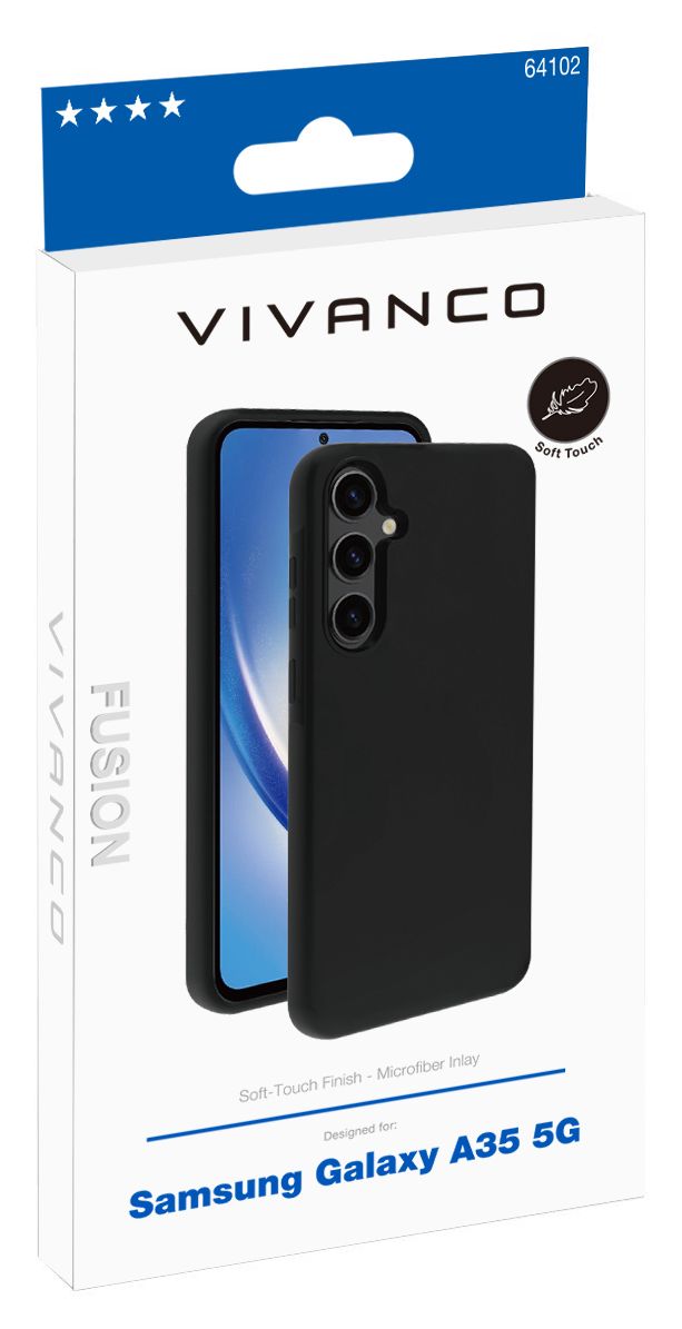Fusion Cover Cover für Samsung Galaxy A34 5G  (Schwarz) 