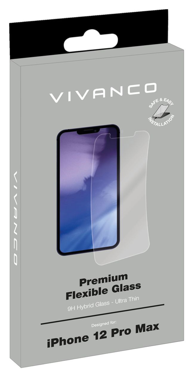 Premium Flexible Klare Bildschirmschutzfolie Glas 9H für Apple iPhone 12 Pro Max 