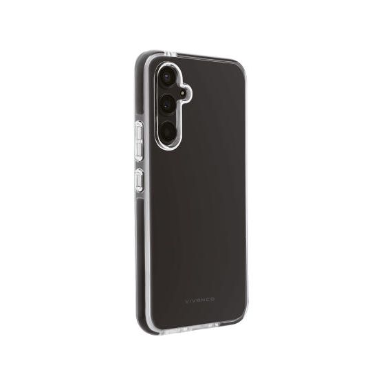 Rock Solid Cover für Samsung Galaxy A54 5G (Schwarz, Transparent) 