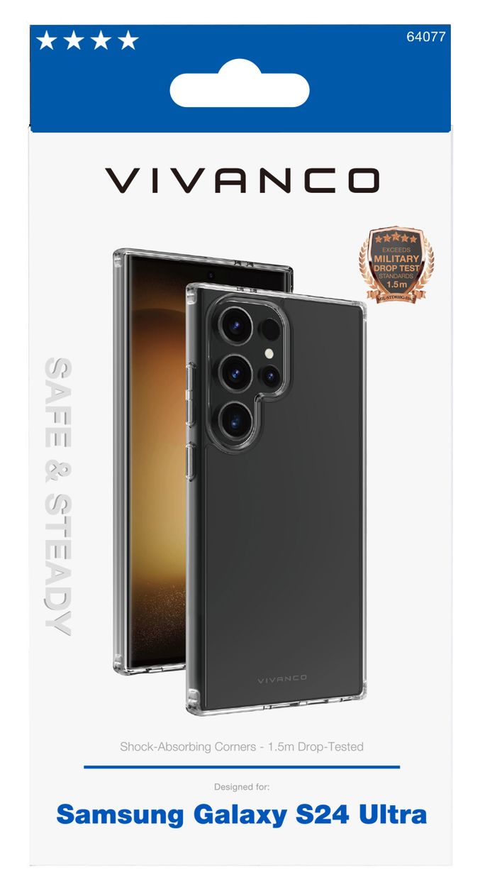 Safe and Steady Cover für Samsung  (Transparent) 