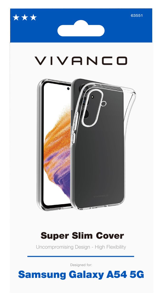 Super Slim Cover für Samsung Galaxy A54 5G  (Transparent) 
