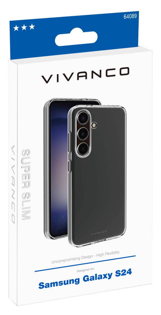 Super Slim Cover für Samsung Galaxy S24  (Transparent) 