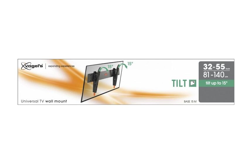 Base 15M Wand Halterung bis 139,7 cm (55") 30 kg -15 - 15° 