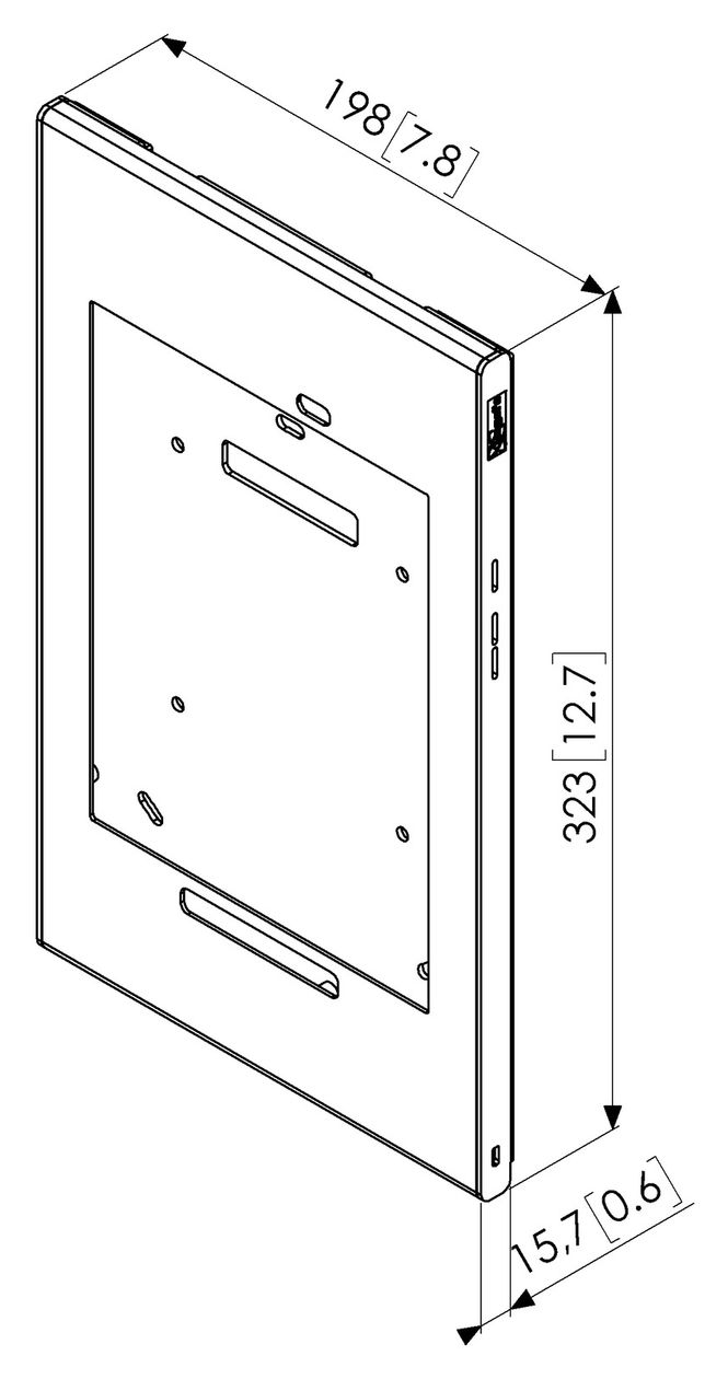 PTS1221 TabLock Tablethalterung aus Aluminium, Stahl Samsung Galaxy Tab A 9.7 Zoll bis 24,6 cm (9.7")  (Aluminium, Silber) 