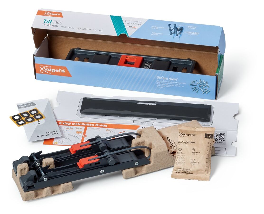 TVM 3215 neigbare Wand Halterung bis 109,2 cm (43") 15 kg 0 - 20° neigbar 