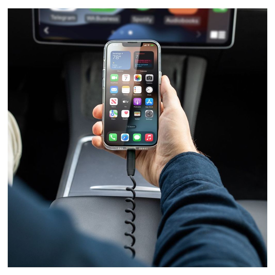 Allroundo Eco 0,48 Gbit/s Rundkabel USB C auf USB C Männlich 0,9 m  (Schwarz) 