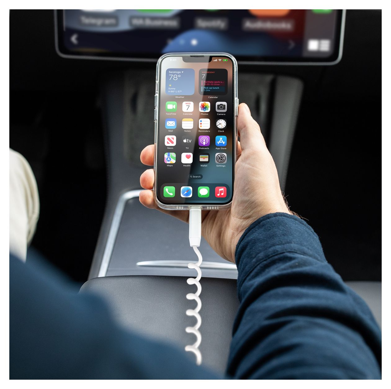 Allroundo Eco 0,48 Gbit/s Rundkabel USB C auf USB C Männlich 0,9 m  (Weiß) 