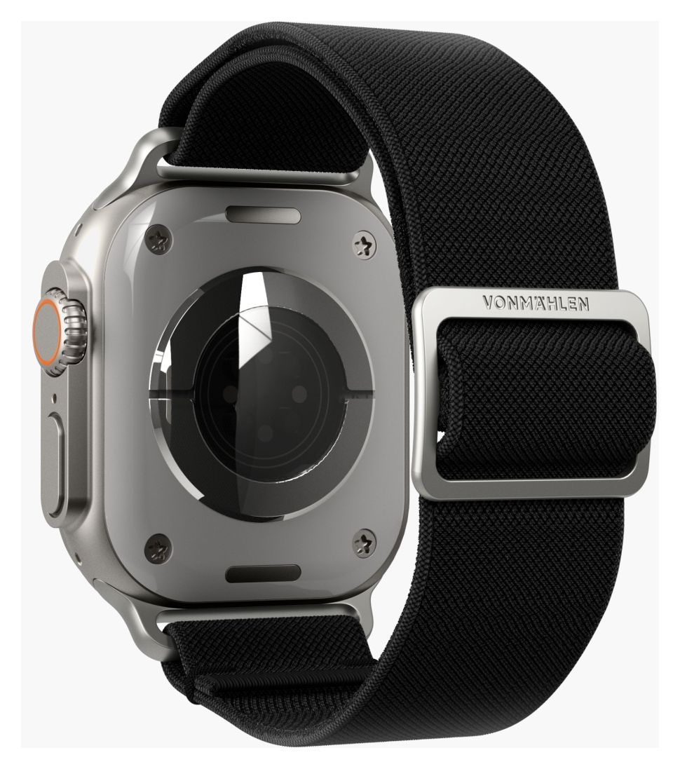 Classic Nylon Loop Armband Apple Watch 40 / 41 / 42 mm  (Schwarz) 