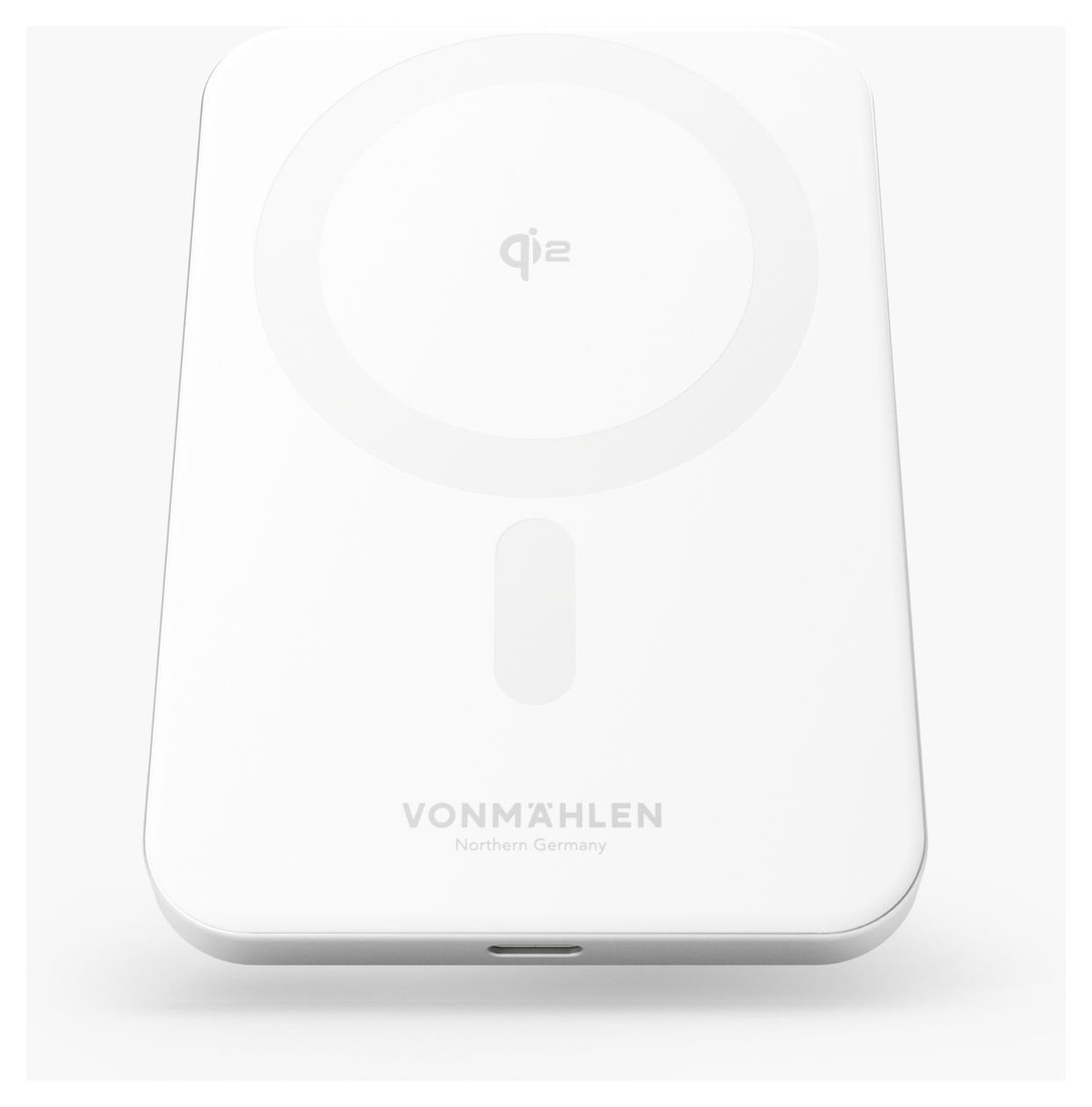 Evergreen Mag Magnetic 5000 mAh Powerbank USB Typ-C Kabelloses Laden  (Weiß) 
