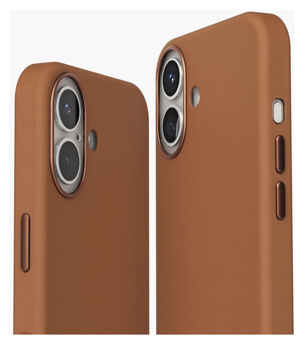 Like Leather Case Cover für Apple iPhone 16  (Braun) 
