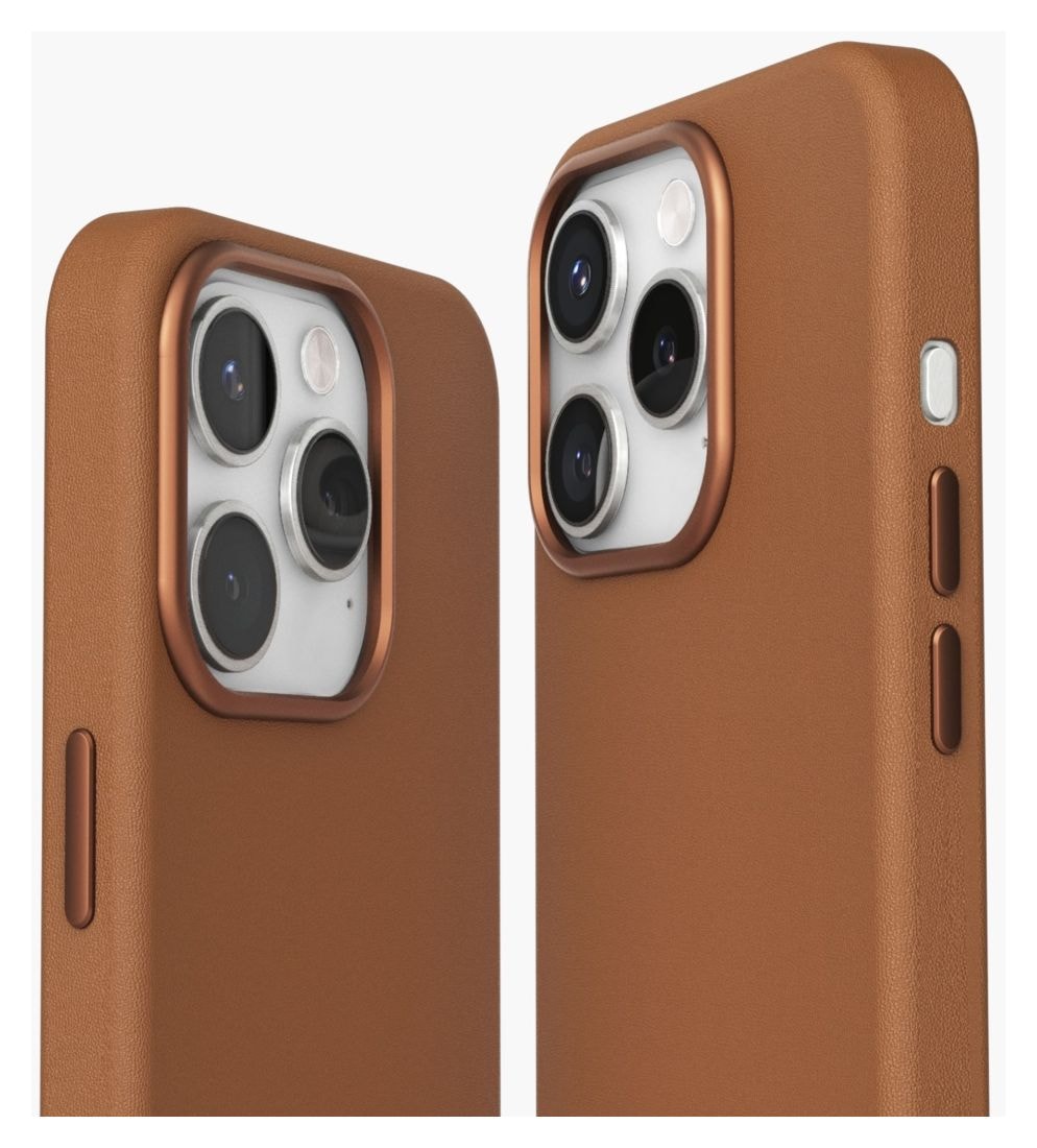 Like Leather Case Cover für Apple iPhone 16 Pro  (Braun) 