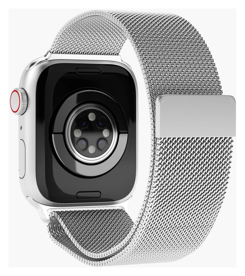 Vonmahlen Milanese Loop Armband Apple Watch 42 mm 44 mm 45 mm 49 mm Silber von expert Technomarkt